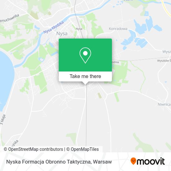 Nyska Formacja Obronno Taktyczna map