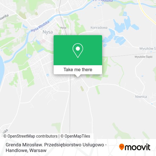 Grenda Mirosław. Przedsiębiorstwo Usługowo - Handlowe map