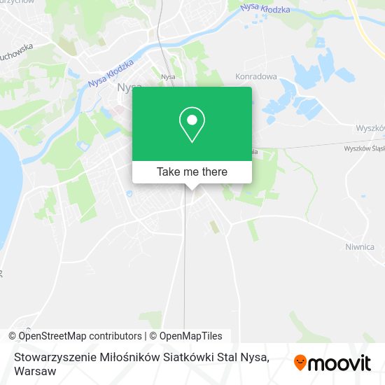 Stowarzyszenie Miłośników Siatkówki Stal Nysa map