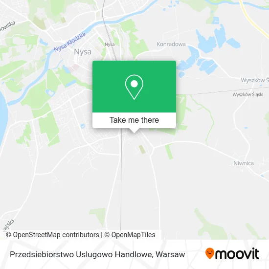 Карта Przedsiebiorstwo Uslugowo Handlowe