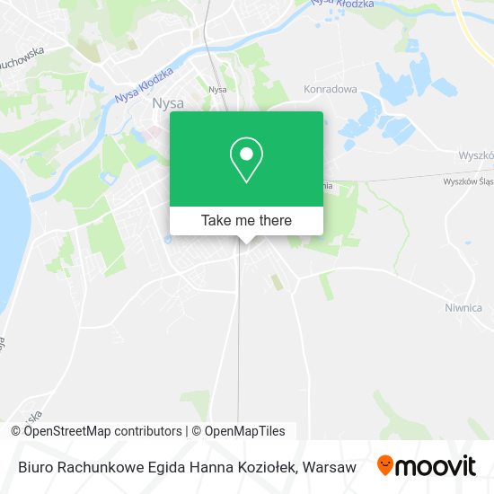 Biuro Rachunkowe Egida Hanna Koziołek map