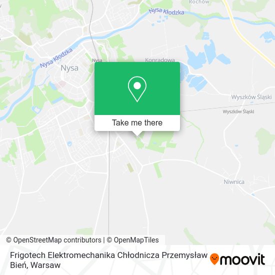 Frigotech Elektromechanika Chłodnicza Przemysław Bień map