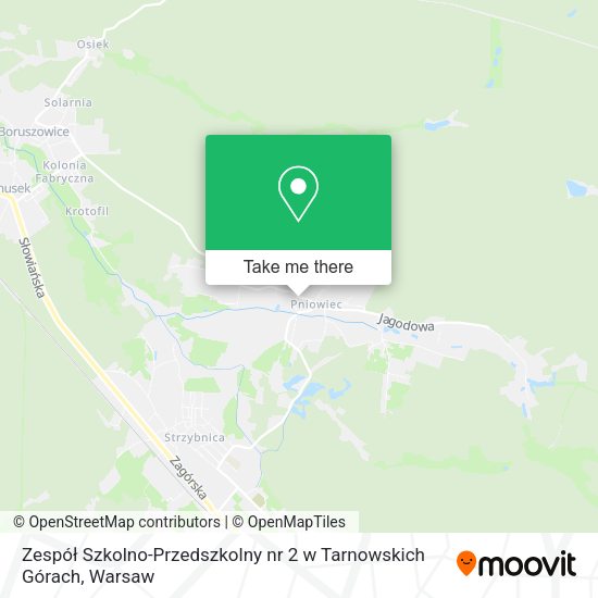 Zespół Szkolno-Przedszkolny nr 2 w Tarnowskich Górach map