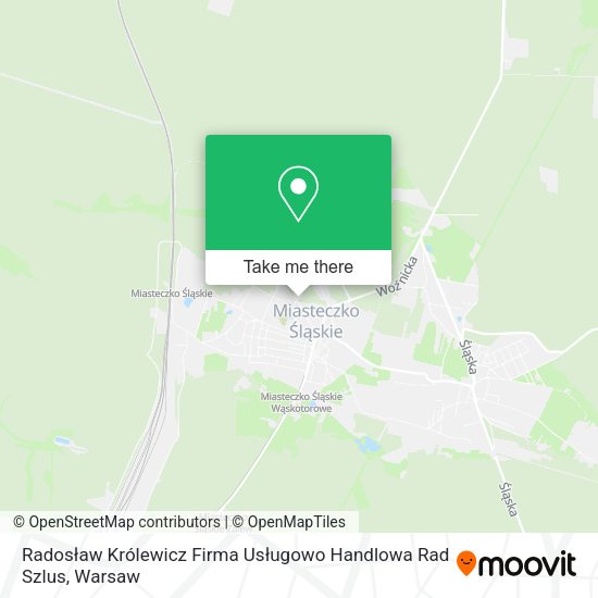 Radosław Królewicz Firma Usługowo Handlowa Rad Szlus map