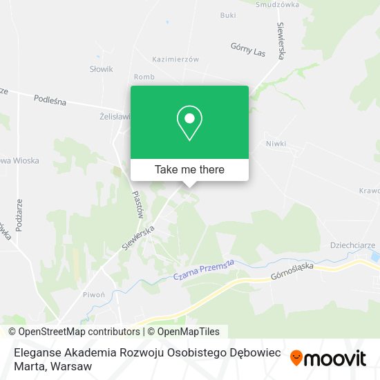 Eleganse Akademia Rozwoju Osobistego Dębowiec Marta map