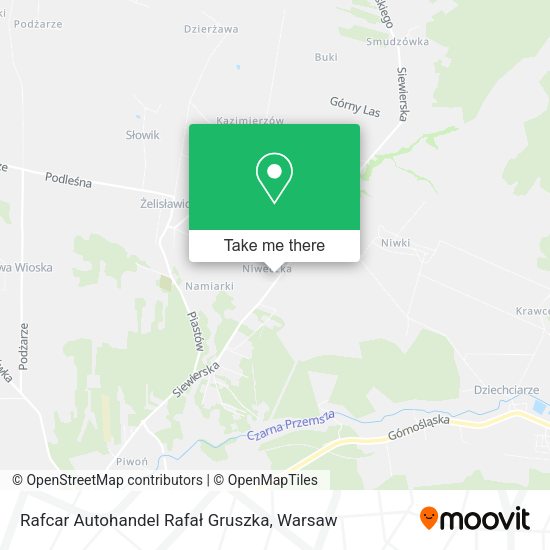 Rafcar Autohandel Rafał Gruszka map