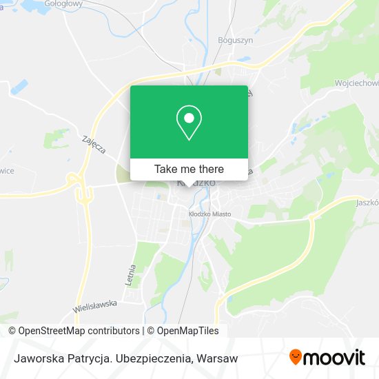 Jaworska Patrycja. Ubezpieczenia map