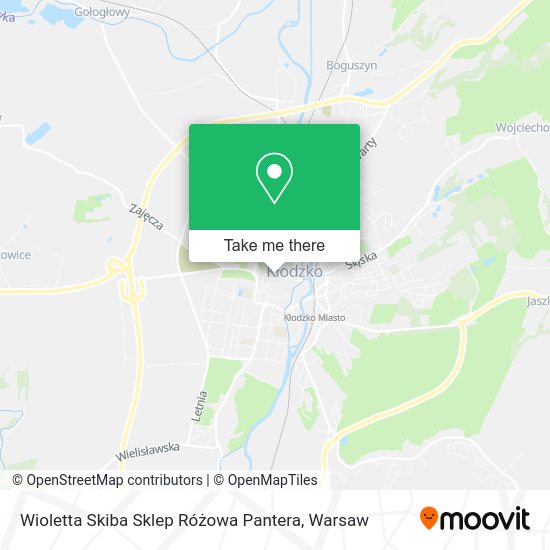 Wioletta Skiba Sklep Różowa Pantera map