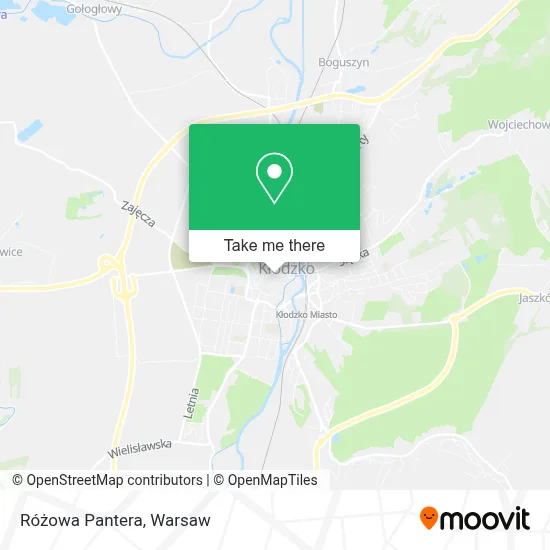 Różowa Pantera map