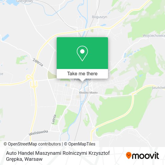 Auto Handel Maszynami Rolniczymi Krzysztof Grępka map