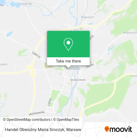 Карта Handel Obwoźny Maria Sroczyk