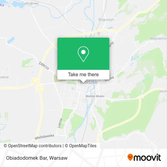 Obiadodomek Bar map