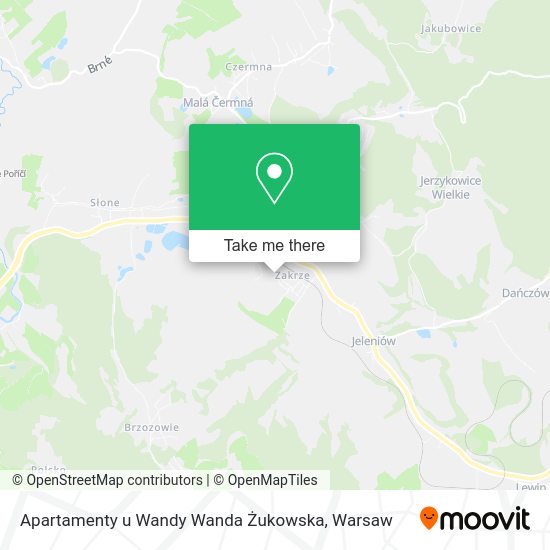 Apartamenty u Wandy Wanda Żukowska map