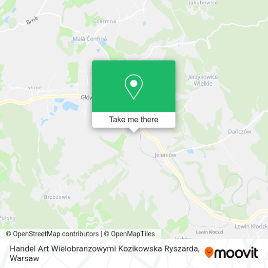 Handel Art Wielobranzowymi Kozikowska Ryszarda map