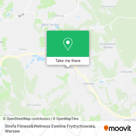 Strefa Fitness&Wellness Ewelina Frydrychowska map