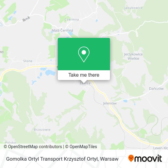 Карта Gomolka Ortyl Transport Krzysztof Ortyl