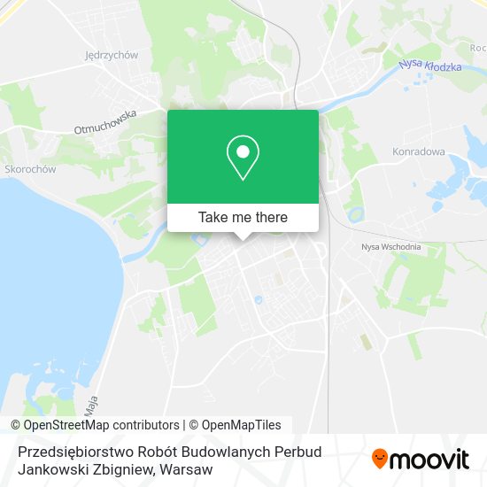 Przedsiębiorstwo Robót Budowlanych Perbud Jankowski Zbigniew map