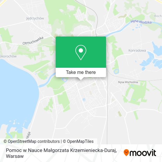 Pomoc w Nauce Małgorzata Krzemieniecka-Duraj map