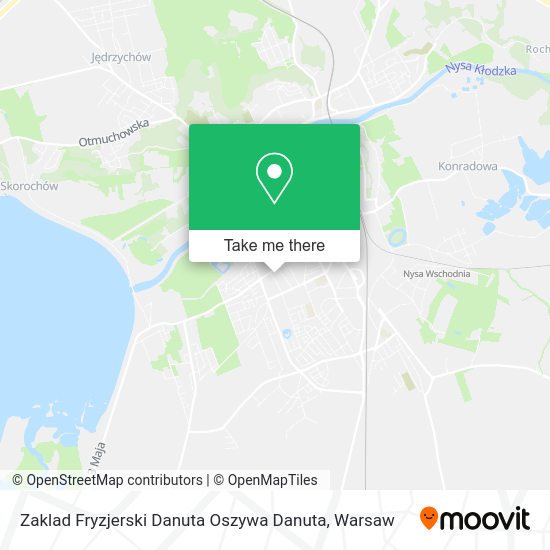 Zaklad Fryzjerski Danuta Oszywa Danuta map