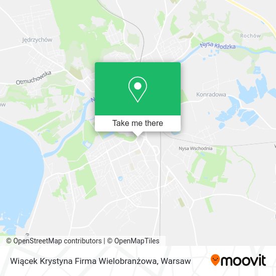 Карта Wiącek Krystyna Firma Wielobranżowa