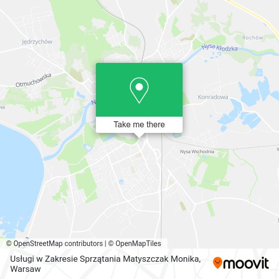 Usługi w Zakresie Sprzątania Matyszczak Monika map