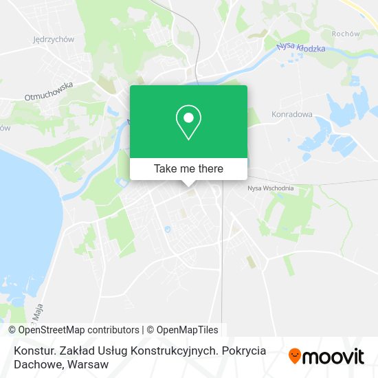 Konstur. Zakład Usług Konstrukcyjnych. Pokrycia Dachowe map