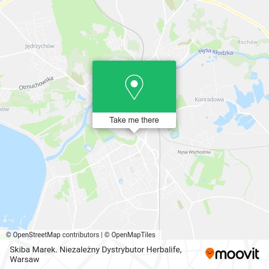 Skiba Marek. Niezależny Dystrybutor Herbalife map