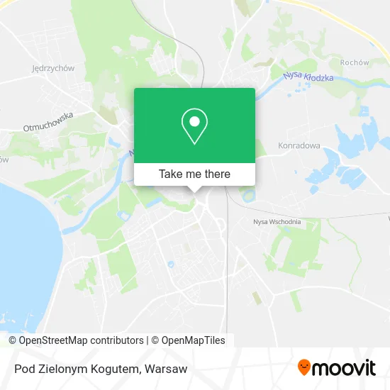 Карта Pod Zielonym Kogutem