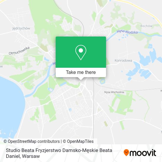 Studio Beata Fryzjerstwo Damsko-Męskie Beata Daniel map