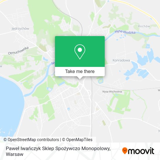 Paweł Iwańczyk Sklep Spożywczo Monopolowy map