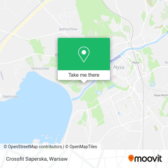 Crossfit Saperska map