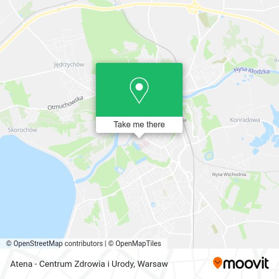 Atena - Centrum Zdrowia i Urody map