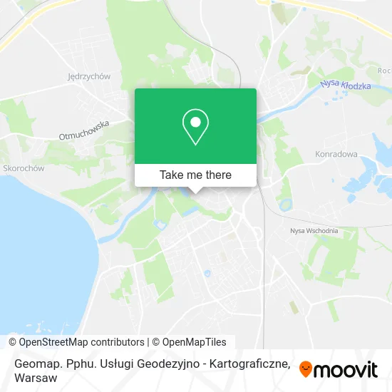 Карта Geomap. Pphu. Usługi Geodezyjno - Kartograficzne