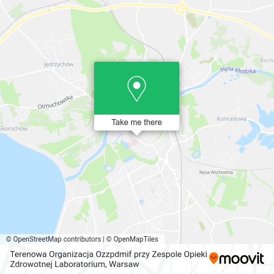 Terenowa Organizacja Ozzpdmif przy Zespole Opieki Zdrowotnej Laboratorium map