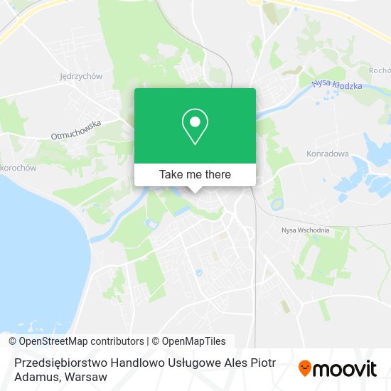 Przedsiębiorstwo Handlowo Usługowe Ales Piotr Adamus map