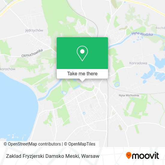 Zaklad Fryzjerski Damsko Meski map