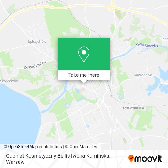 Gabinet Kosmetyczny Bellis Iwona Kamińska map