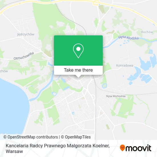 Kancelaria Radcy Prawnego Malgorzata Koelner map