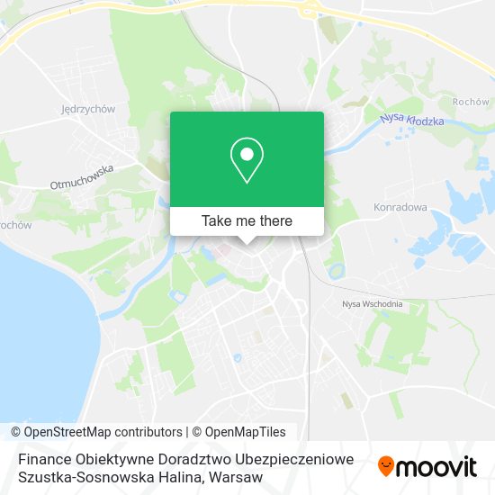 Finance Obiektywne Doradztwo Ubezpieczeniowe Szustka-Sosnowska Halina map