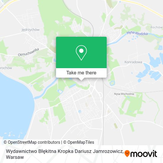 Wydawnictwo Błękitna Kropka Dariusz Jamrozowicz map