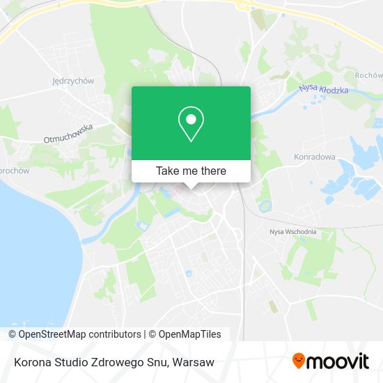 Korona Studio Zdrowego Snu map