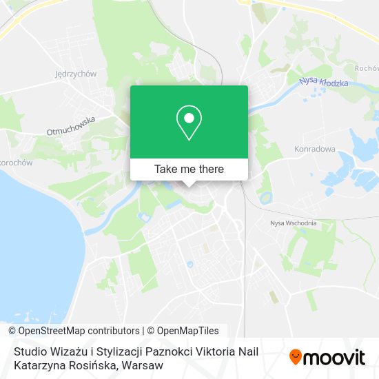 Studio Wizażu i Stylizacji Paznokci Viktoria Nail Katarzyna Rosińska map