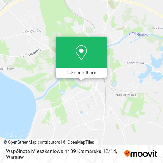 Wspólnota Mieszkaniowa nr 39 Kramarska 12 / 14 map