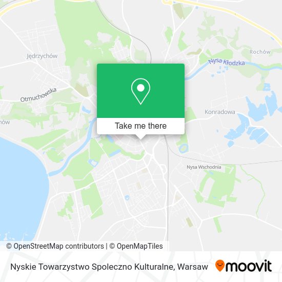 Карта Nyskie Towarzystwo Spoleczno Kulturalne