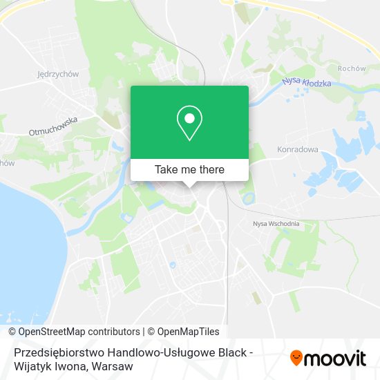 Przedsiębiorstwo Handlowo-Usługowe Black - Wijatyk Iwona map