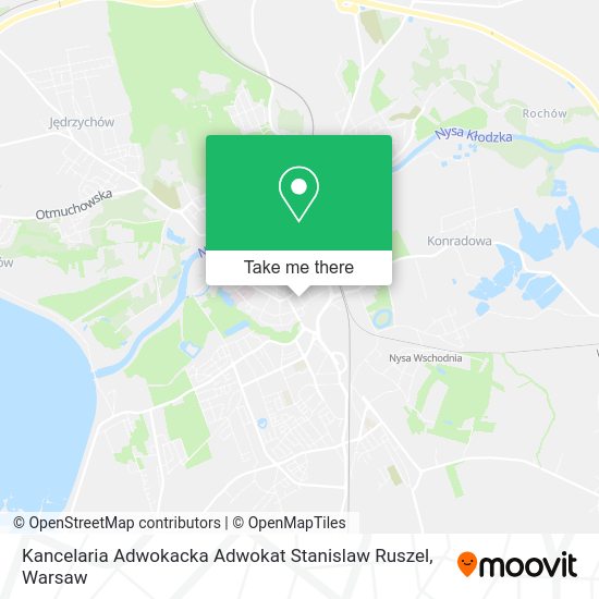 Карта Kancelaria Adwokacka Adwokat Stanislaw Ruszel