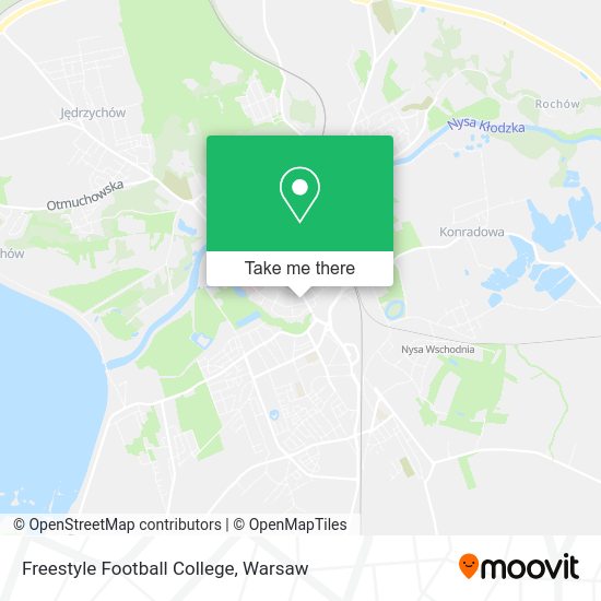 Freestyle Football College map