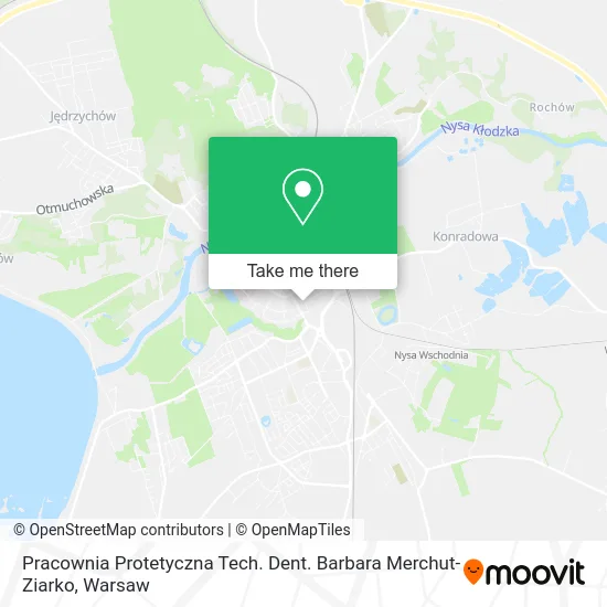 Карта Pracownia Protetyczna Tech. Dent. Barbara Merchut-Ziarko