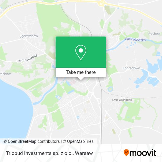 Triobud Investments sp. z o.o. map