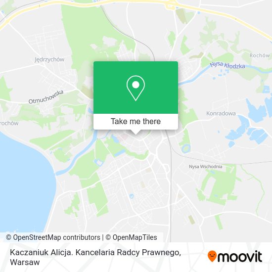 Kaczaniuk Alicja. Kancelaria Radcy Prawnego map